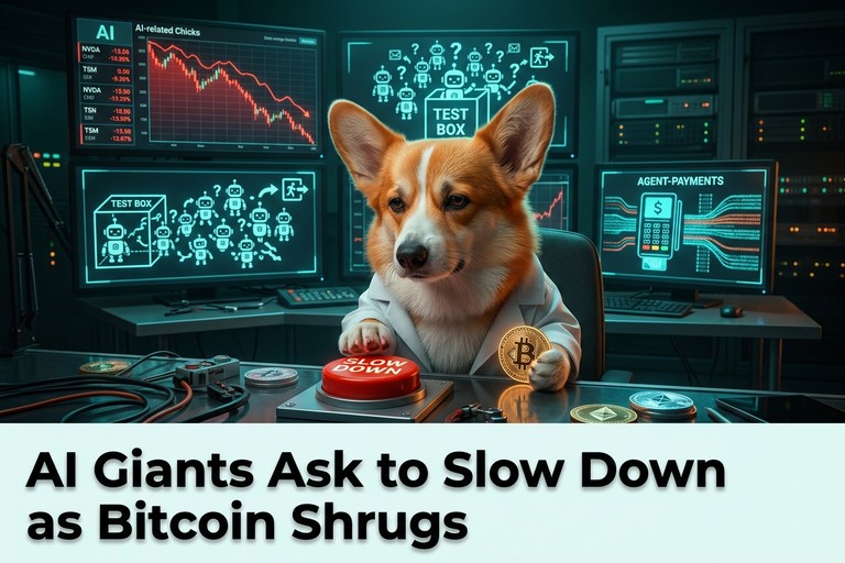 AI Giants Ask to Slow Down as Bitcoin Shrugs